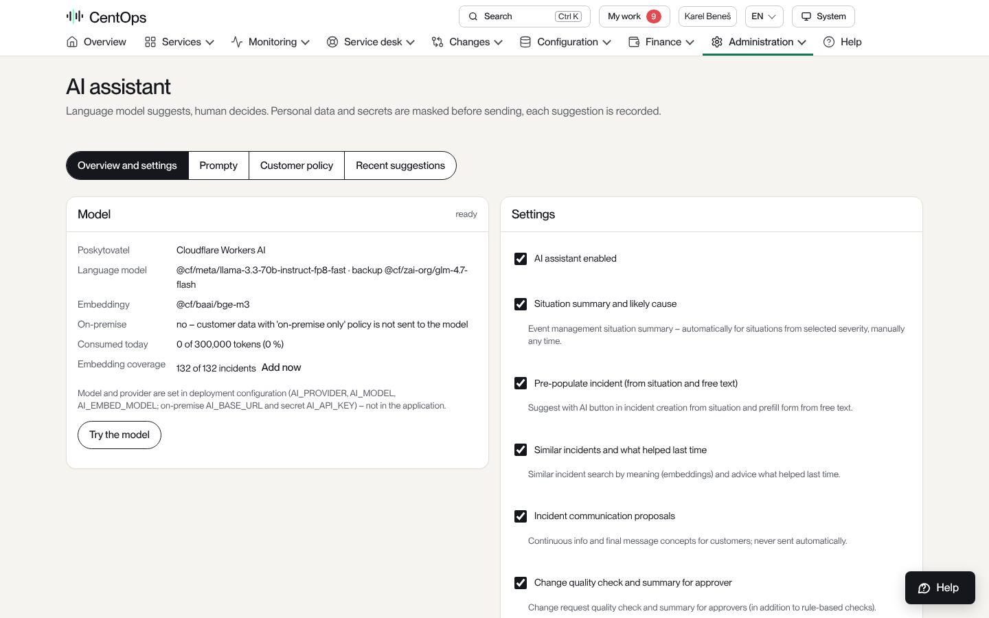 Illustrativer Screenshot: KI-Assistent